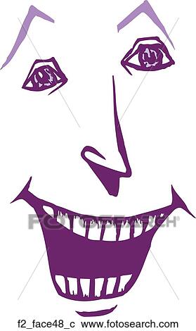Clipart - face 48. Fotosearch