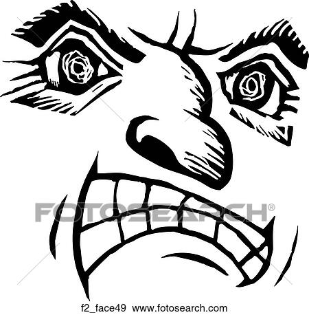 face 49 View Large Clip Art Graphic Clip Art - face 49. Fotosearch