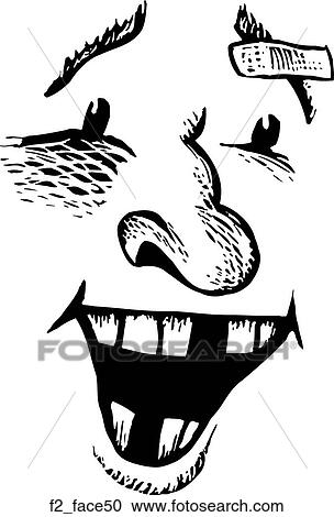 face 50 View Large Clip Art Graphic Clipart - face 50. Fotosearch