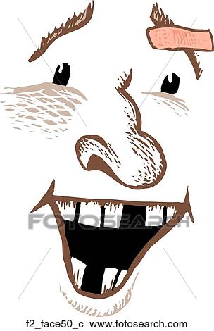 Clipart - face 50. Fotosearch