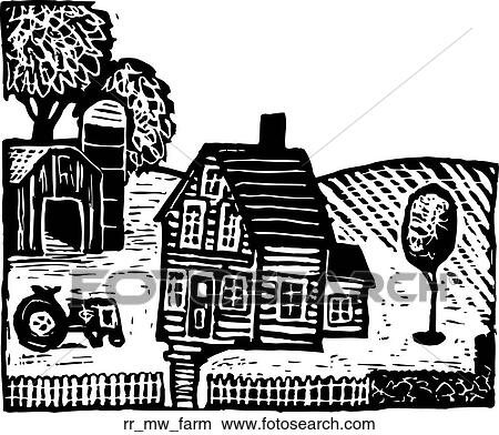 Clipart - farm. Fotosearch