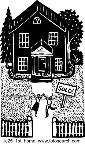 Clipart - First Home. Fotosearch