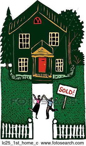 Clipart - First Home. Fotosearch
