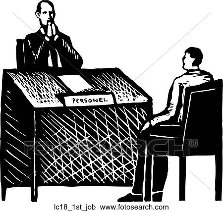 First Job View Large Clip Art Graphic Clipart - First Job. Fotosearch