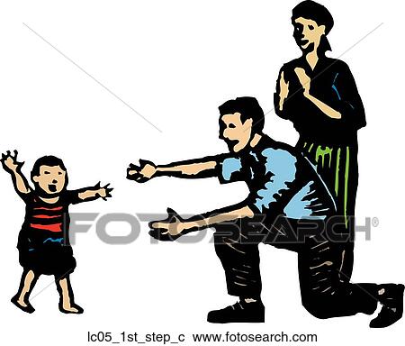 Clipart - First Step. Fotosearch