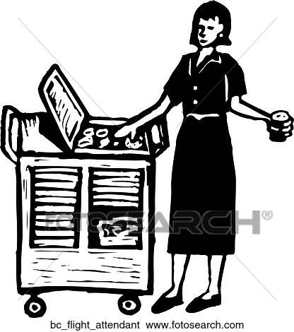 Flight Attendant View Large Clip Art Graphic Clip Art - Flight Attendant. Fotosearch