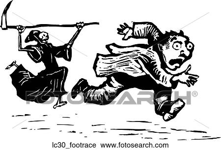 Clipart - Footrace. Fotosearch