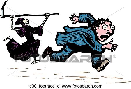 Clipart - Footrace. Fotosearch