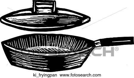 Frying Pan View Large Clip Art Graphic Clipart - Frying Pan. Fotosearch