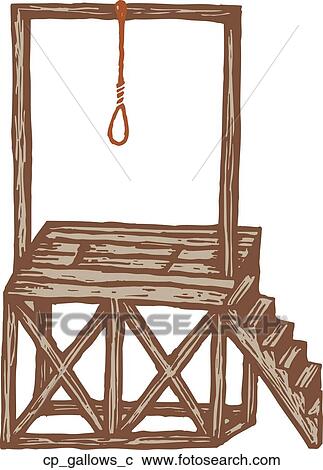 gallows View Large Clip Art Graphic Clipart - gallows. Fotosearch
