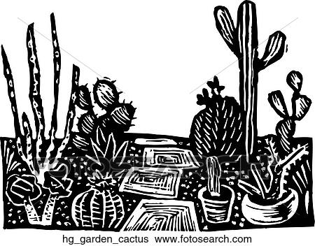 Garden - Cactus View Large Clip Art Graphic Clip Art - Garden - Cactus. Fotosearch