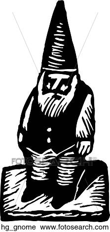 Clipart - Garden Gnome. Fotosearch