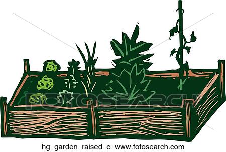 Clipart - Garden - Raised. Fotosearch