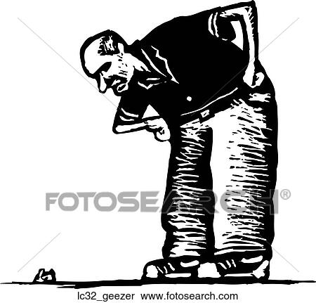 Clipart - Geezer. Fotosearch