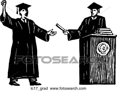 Clipart - Graduation. Fotosearch