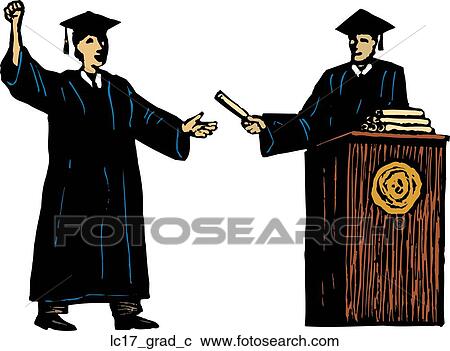 Clipart - Graduation. Fotosearch