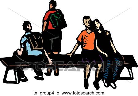 Clipart - Group 4. Fotosearch