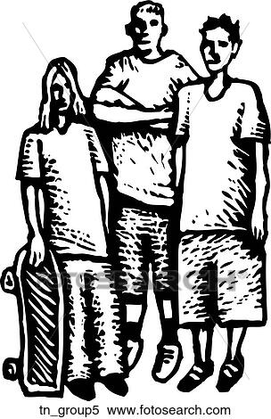 Clipart - Group 5. Fotosearch