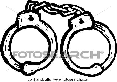 Clip Art - handcuffs. Fotosearch