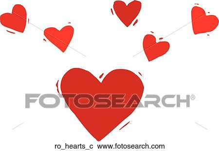 Hearts View Large Clip Art Graphic Clipart - Hearts. Fotosearch