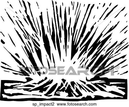 Impact 2 View Large Clip Art Graphic Clipart - Impact 2. Fotosearch