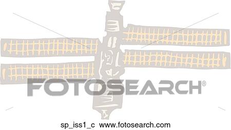 ISS 1 View Large Clip Art Graphic Clipart - ISS 1. Fotosearch