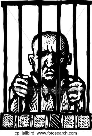 Clipart - jailbird. Fotosearch