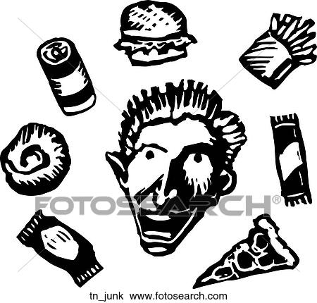 Junk View Large Clip Art Graphic Clipart - Junk. Fotosearch