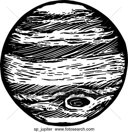 Jupiter View Large Clip Art Graphic Clipart - Jupiter. Fotosearch