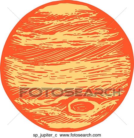 Jupiter View Large Clip Art Graphic Clipart - Jupiter. Fotosearch