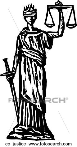 Clipart - justice. Fotosearch