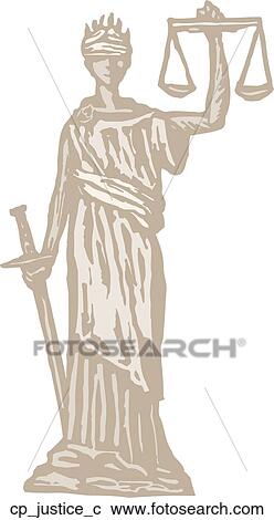 Clipart - justice. Fotosearch