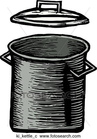 Kettle View Large Clip Art Graphic Clipart - Kettle. Fotosearch