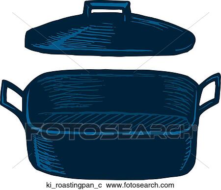 Clipart of Roasting Pan ki_roastingpan_c - Search Clip Art ...