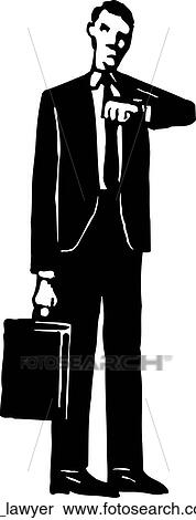 Clipart - lawyer. Fotosearch
