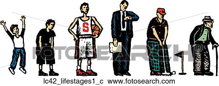 Clipart - Life Stages 1. Fotosearch
