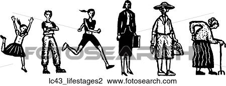 Clipart - Life Stages 2. Fotosearch