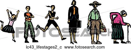 Clipart - Life Stages 2. Fotosearch