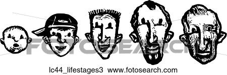 Life Stages 3 View Large Clip Art Graphic Clipart - Life Stages 3. Fotosearch