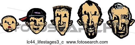 Clipart - Life Stages 3. Fotosearch