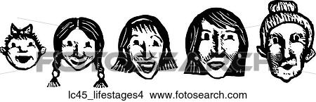 Clipart - Life Stages 4. Fotosearch