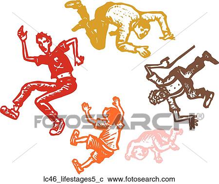 Clipart - Life Stages 5. Fotosearch