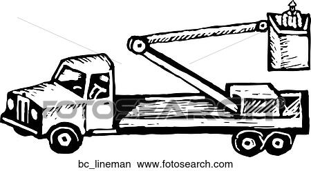 Lineman View Large Clip Art Graphic Clipart - Lineman. Fotosearch