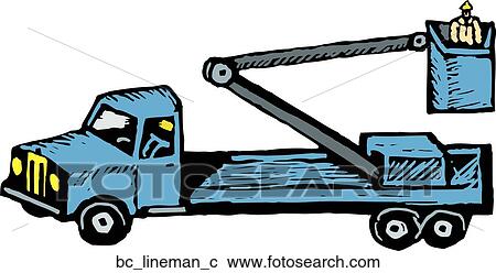Clipart - Lineman. Fotosearch