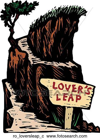 Lover's Leap View Large Clip Art Graphic Clipart - Lover's Leap. Fotosearch