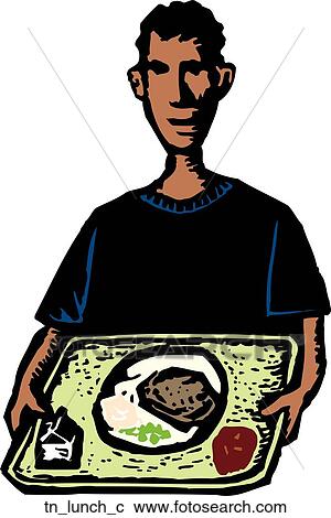 Clipart - Lunch. Fotosearch