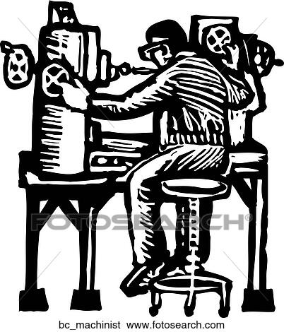 Clip Art - Machinist. Fotosearch