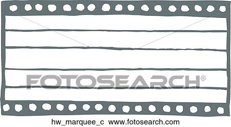 marquee View Large Clip Art Graphic Clipart - marquee. Fotosearch