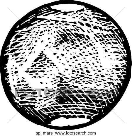 Mars View Large Clip Art Graphic Clip Art - Mars. Fotosearch