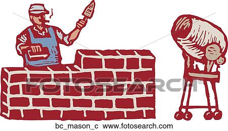 Clipart - Mason. Fotosearch